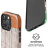 Ireland Flag Dark Wood iPhone 16 Pro Magsafe Impact Case